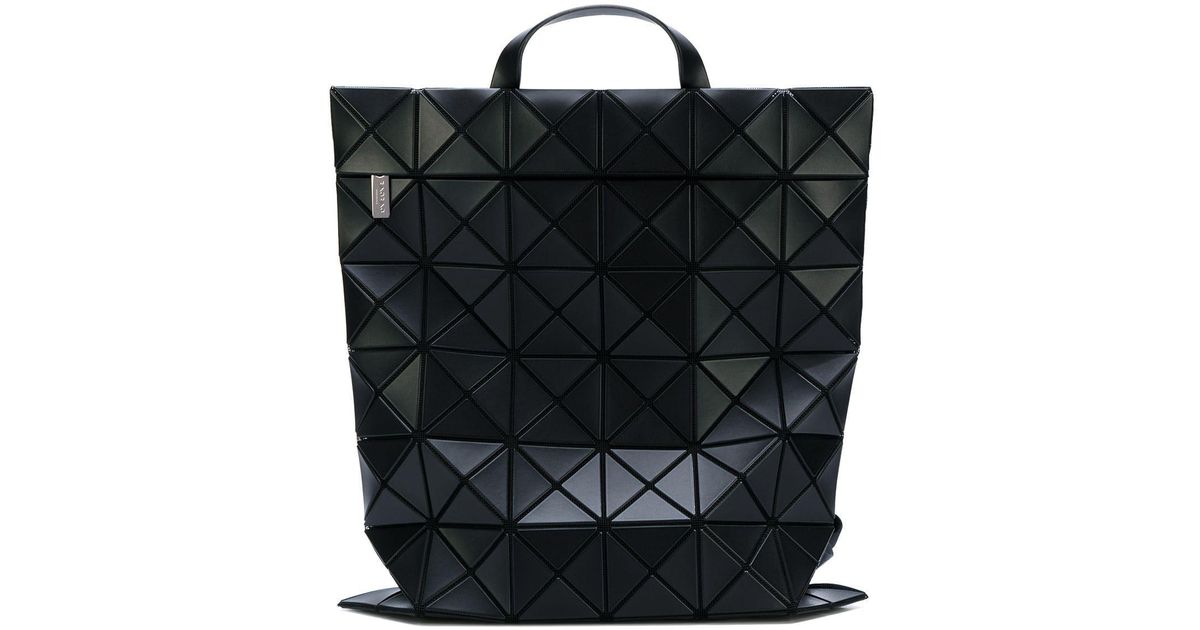 Bao Bao Issey Miyake Flat Pack Backpack in Black | Lyst