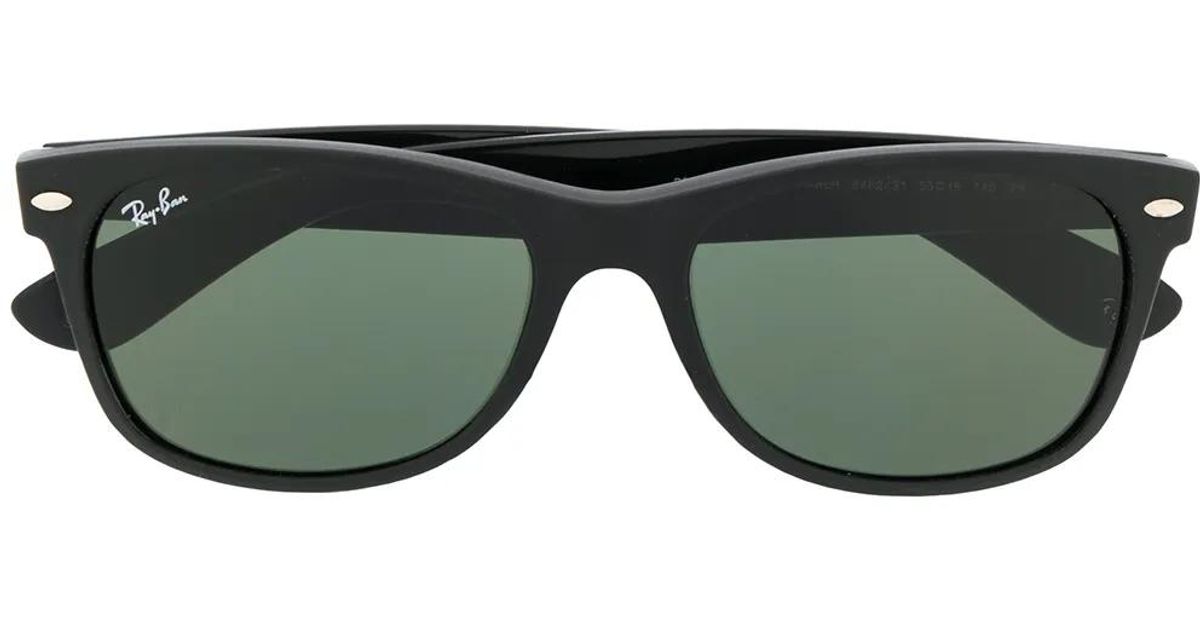 Rayth Frames Ray-Ban Rectangular Frame Sunglasses in Green | Lyst