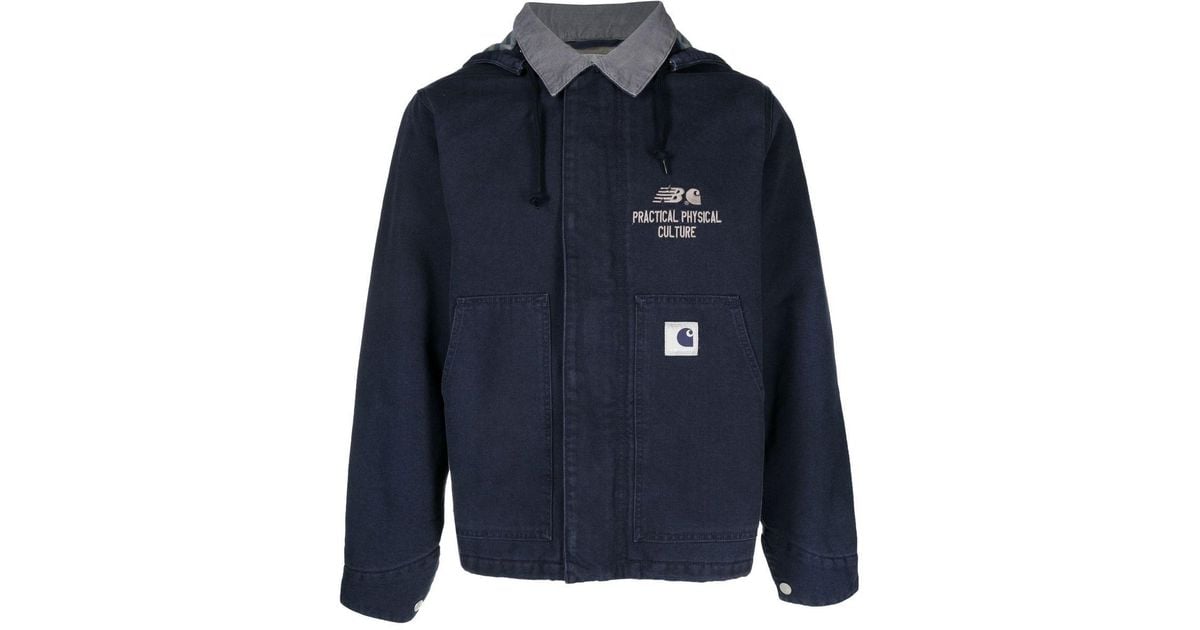 Carhartt WIP X New Balance Arcan Hooded Jacket in Blue for Men | Lyst