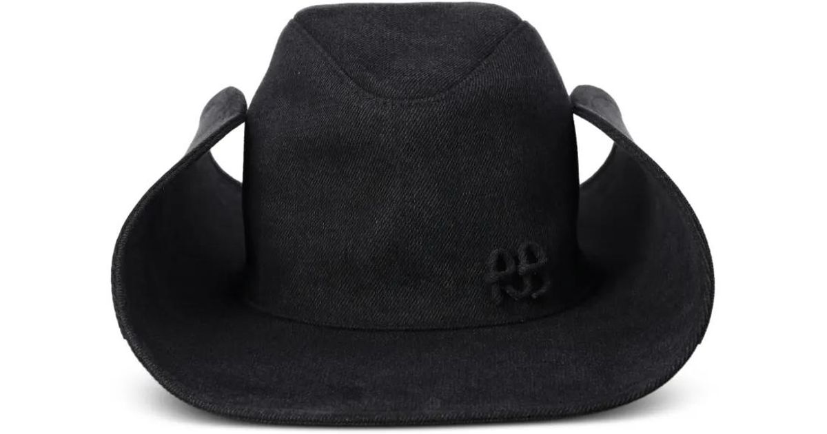 Ruslan Turko Ruslan Baginskiy Embroidered Cotton Cowboy Hat in Black | Lyst UK
