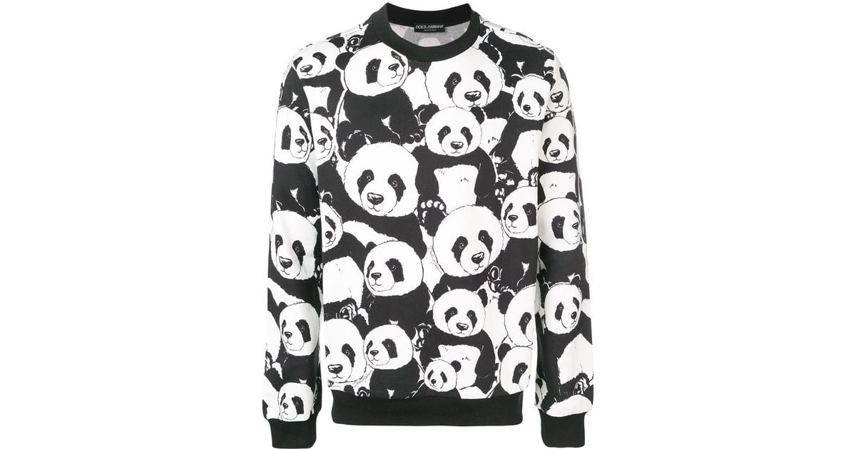 dolce and gabbana panda sweater