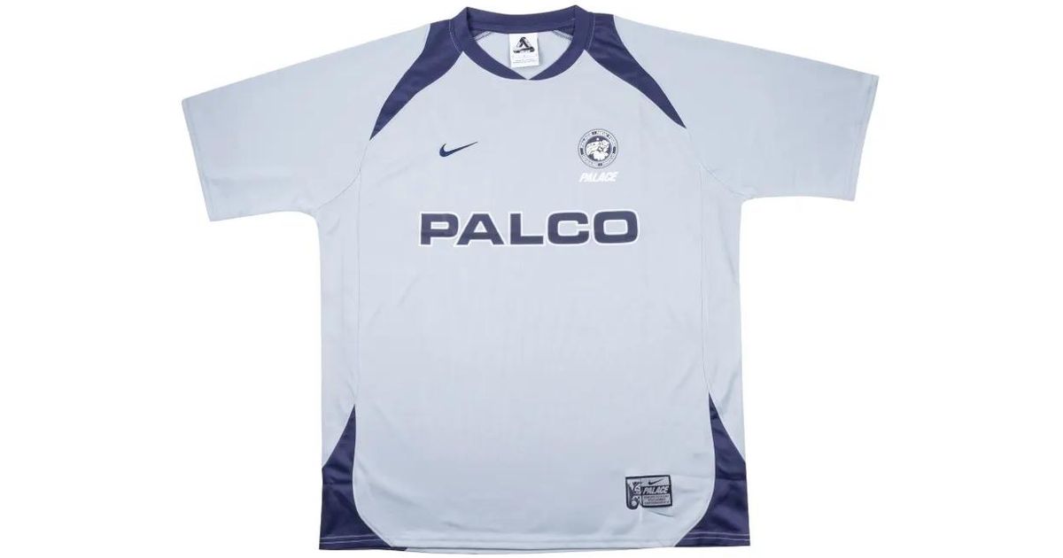 Palace X Nike Jersey T-Shirt in Blue for Men | Lyst