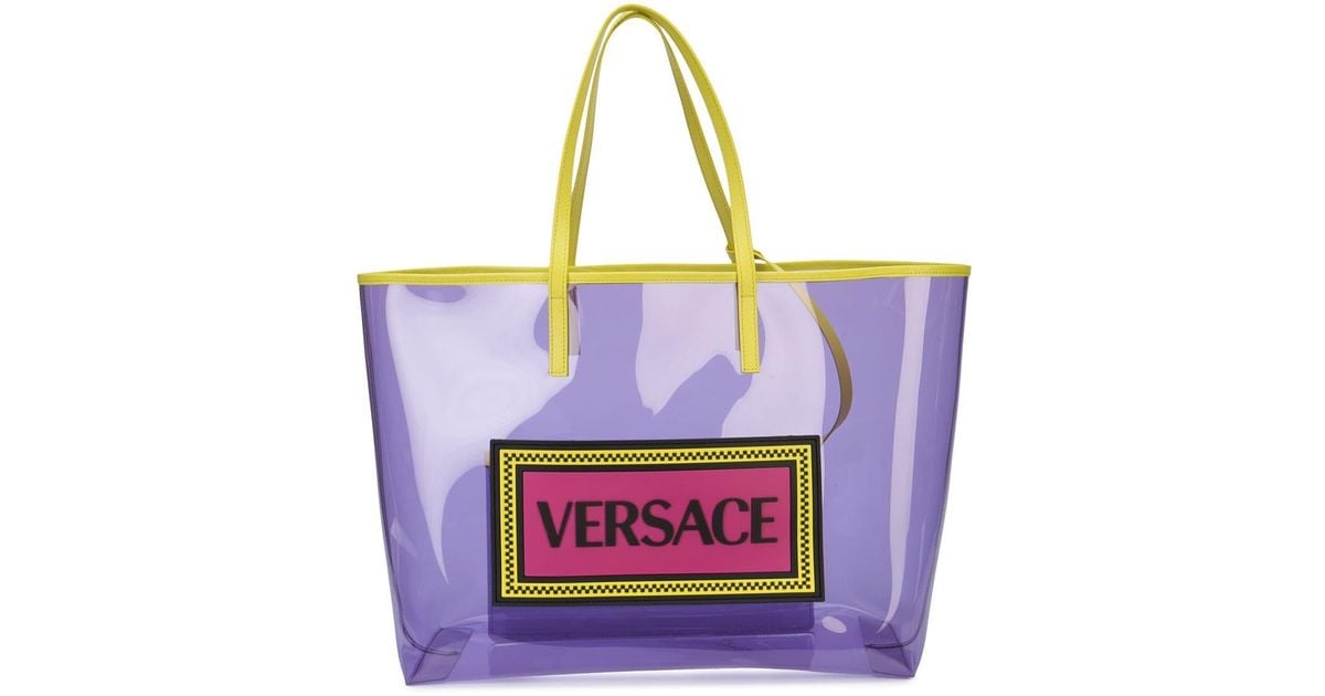 Versace pvc tote hotsell