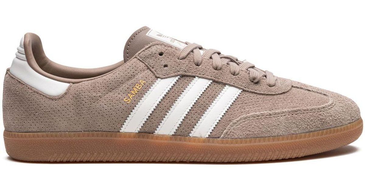 Adidas Samba Og Chalky Gum Sneakers In Brown Lyst