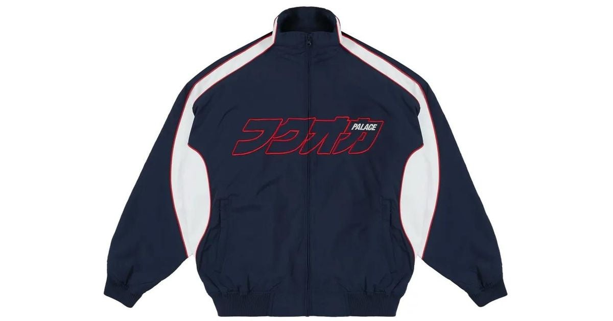 Palace Fukuoka Track Jacket in Blue for Men | Lyst