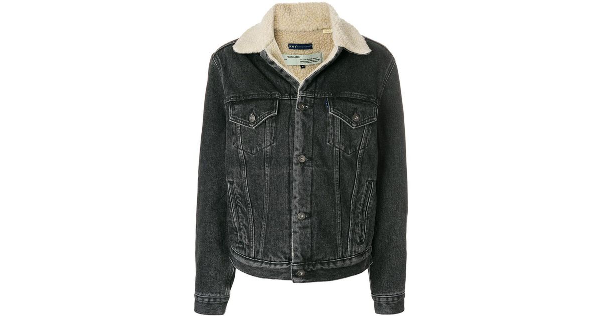 off white x levi's denim jacket