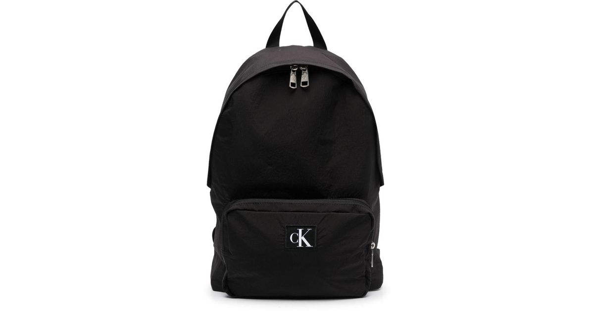 Calvin klein jeans patch backpack online