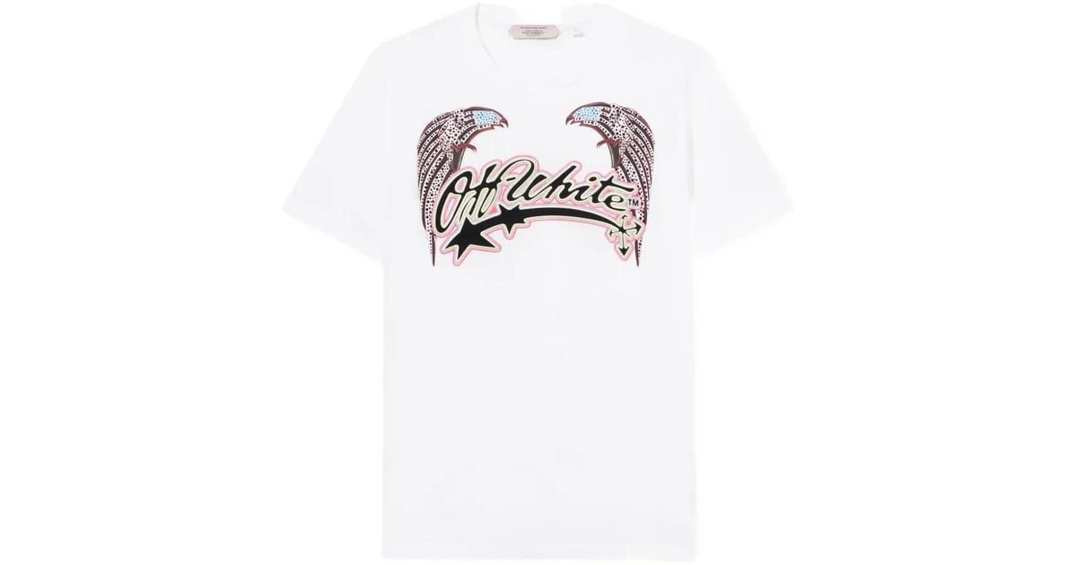 Off-White c/o Virgil Abloh Swarovski Crystal-Embellished Graphic 