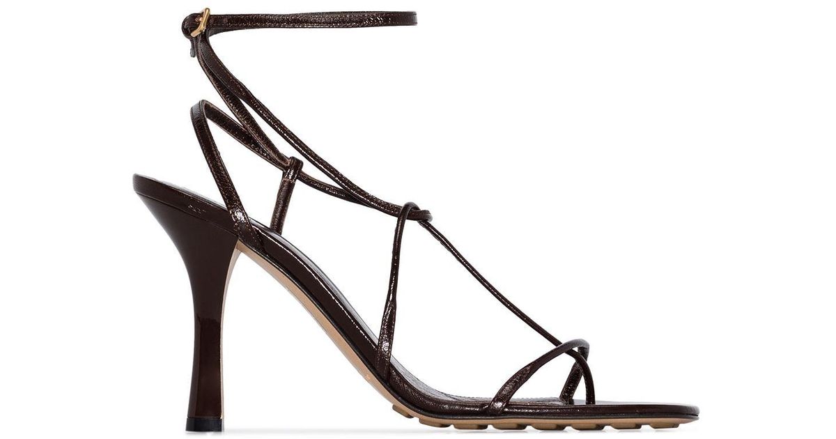 bottega veneta sandals brown