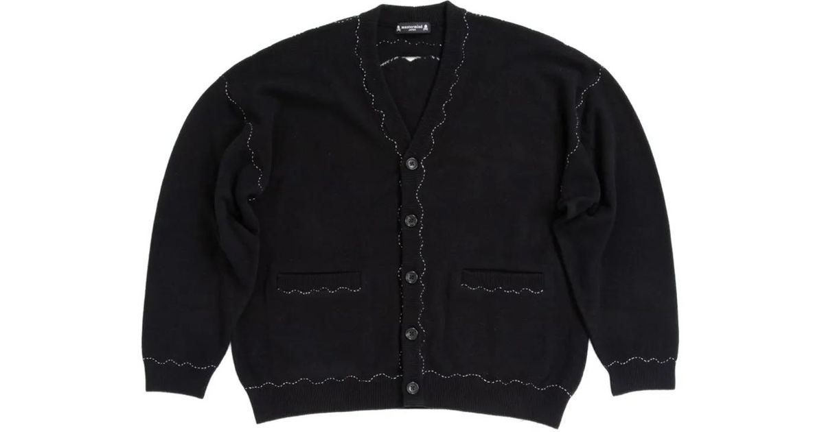 Mastermind Japan Skull-Embellished Cardigan in Black for Men | Lyst UK