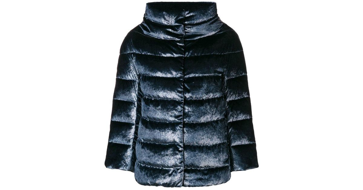 herno velvet puffer