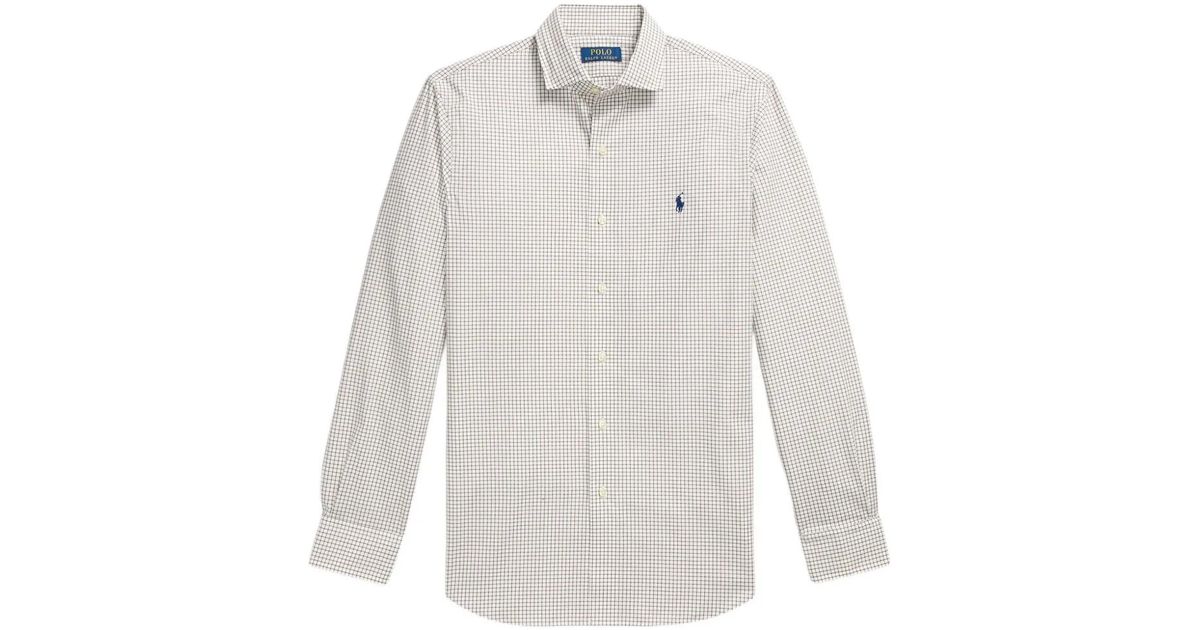 Check Pattern Long Sleeve Shirt