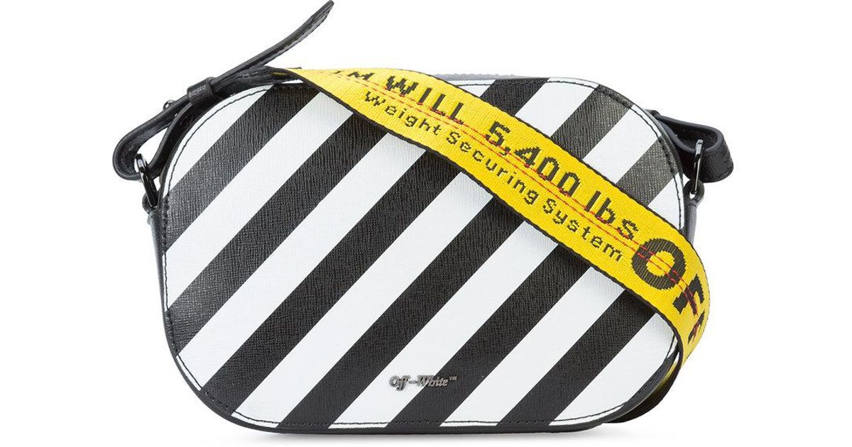 striped crossbody bag