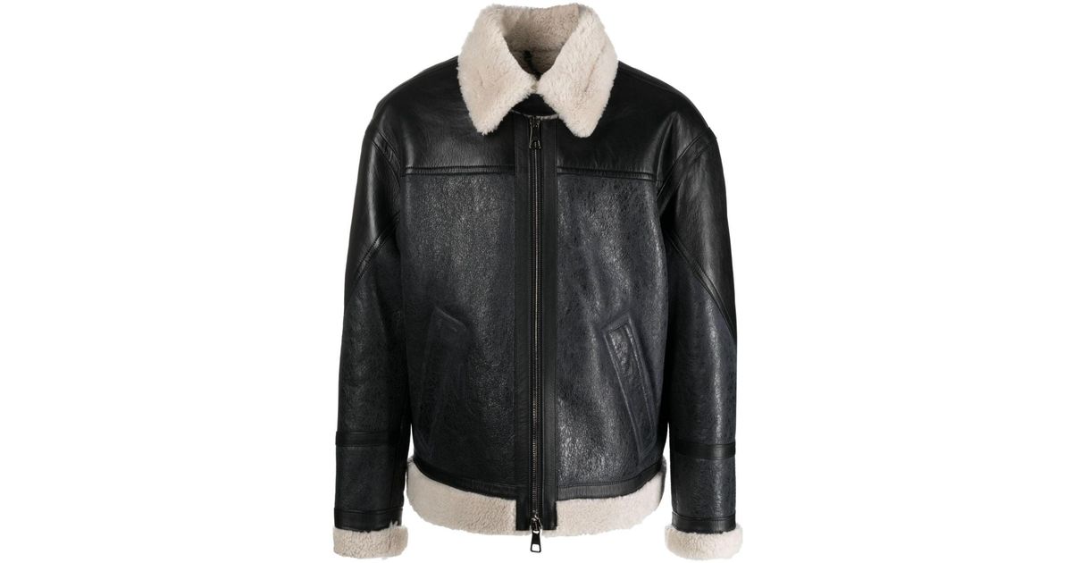 Neil barrett hotsell shearling jacket