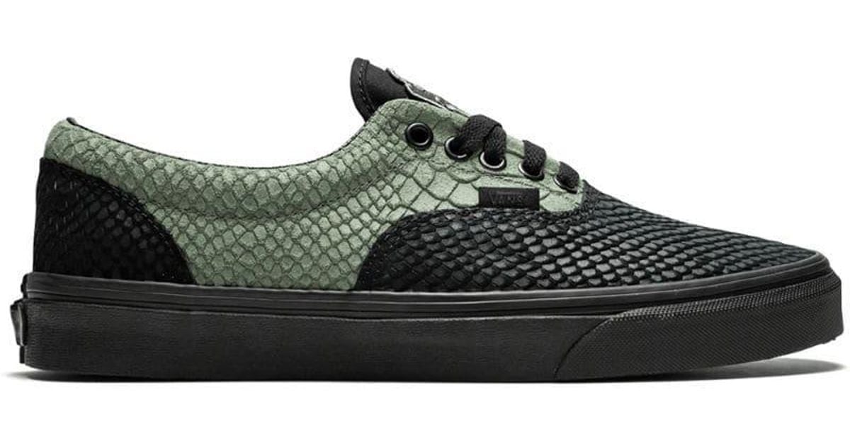 Vans X Harry Potter Slytherin Era Sneakers in Black for