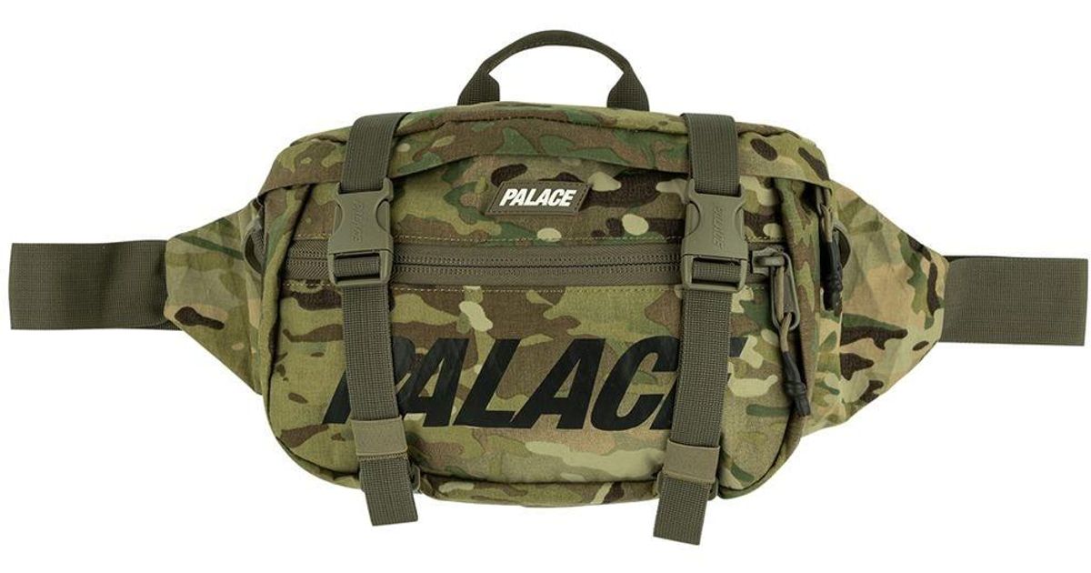 Palace Multicam Tech Waist Bag in Green | Lyst