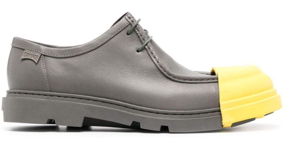 Camper Junction Leather Derby Shoes in Gray for Men | Lyst