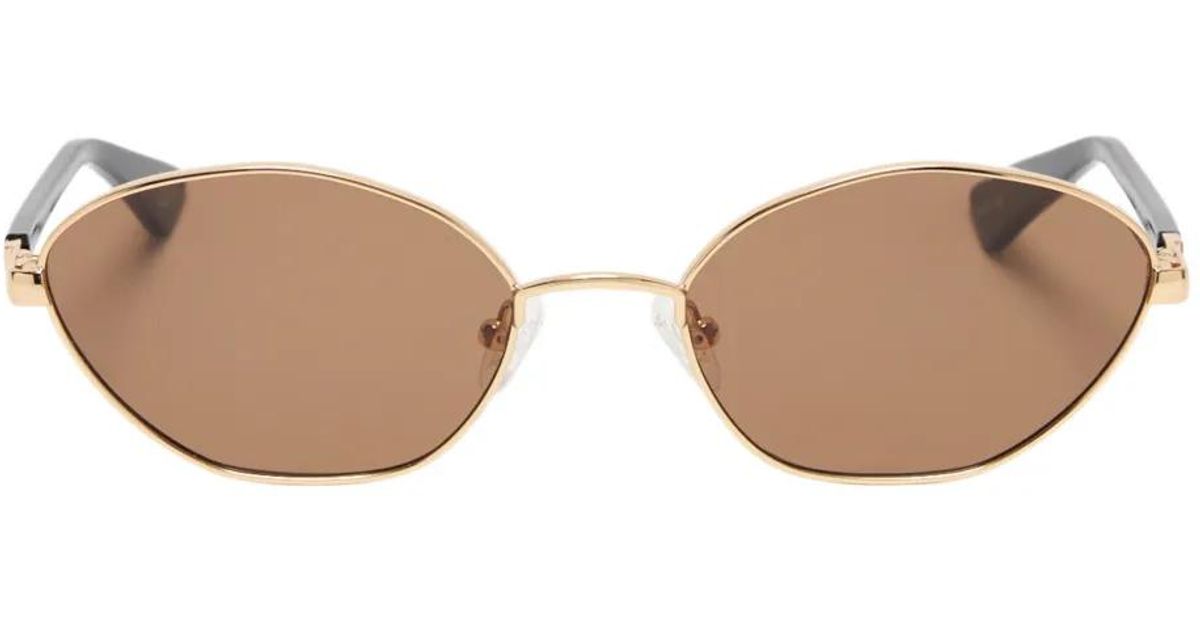 Le Bebe Gold Sunglasses // Le Specs
