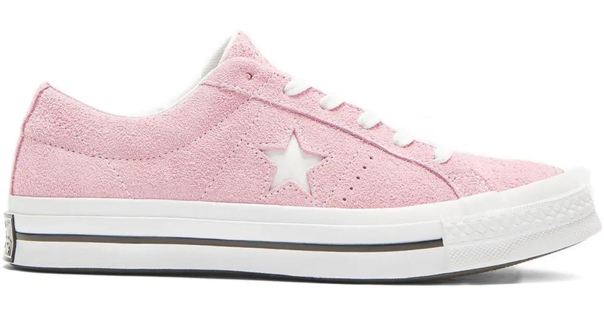 Converse One Star Suede Sneakers in Pink Lyst UK - Main Image