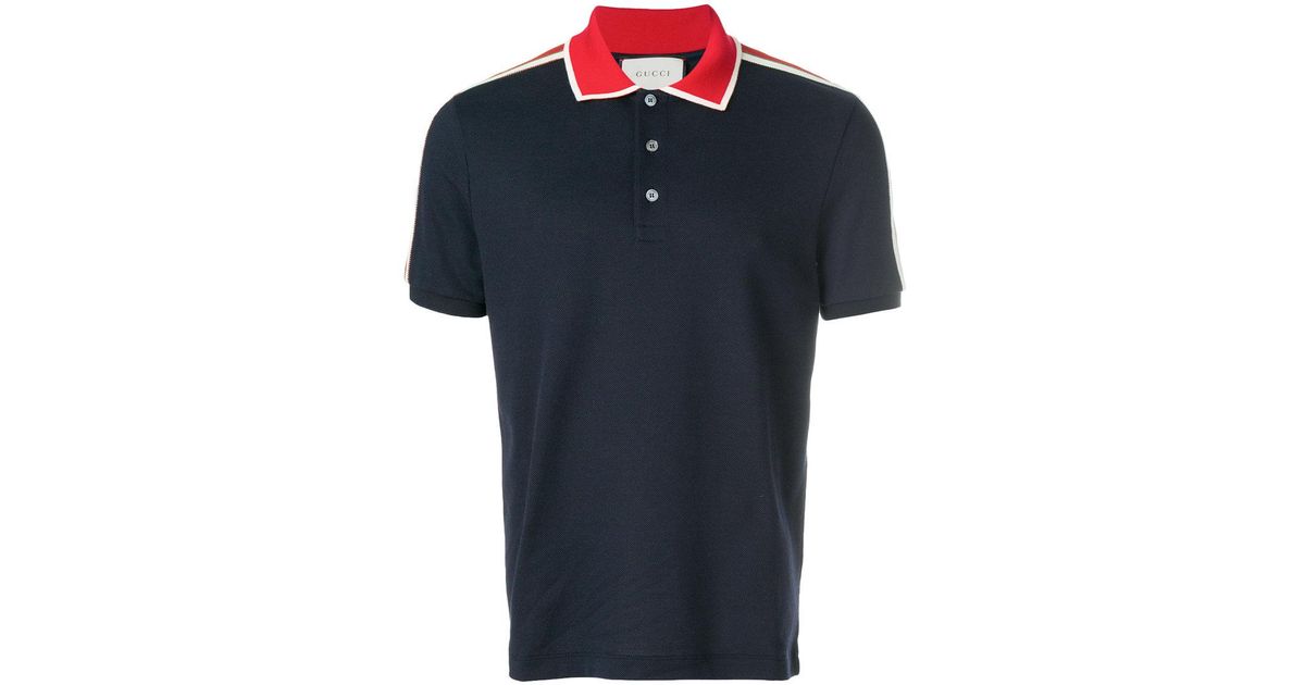 gucci stripe polo