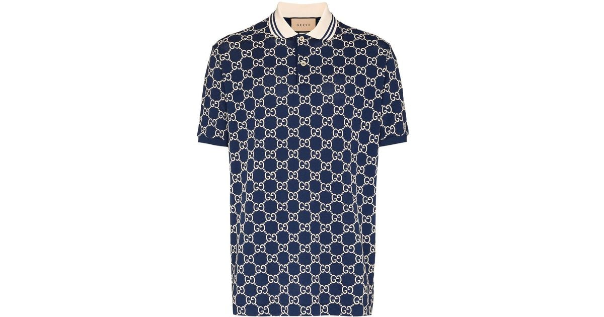 GG Supreme Embroidered Polo Shirt 