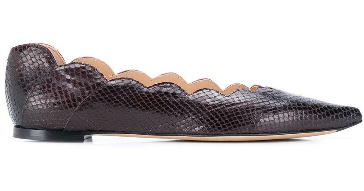 chloe ballet pumps