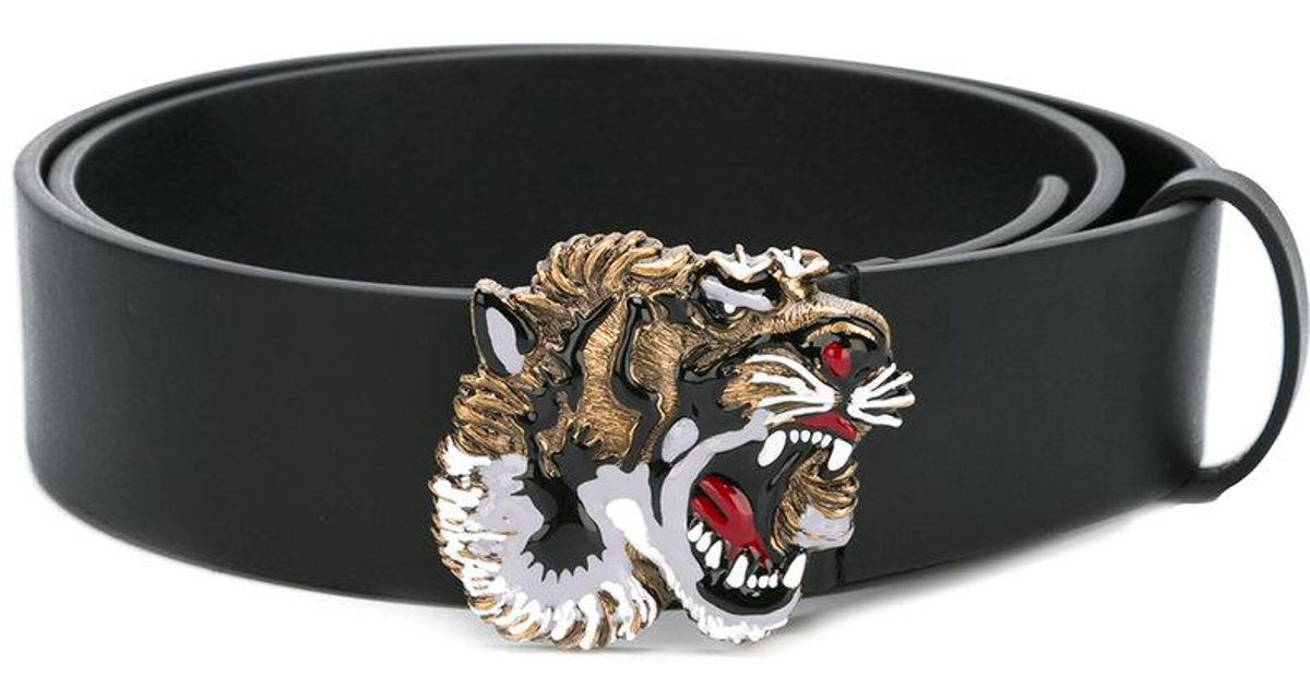 tiger head gucci belt