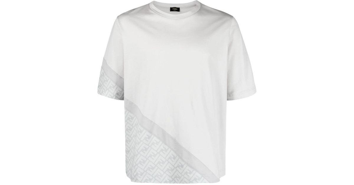 Fendi diagonal t shirt online