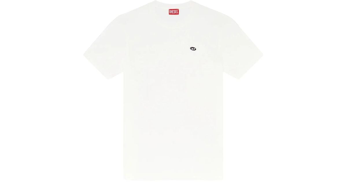 【DIESEL】T-ADJUST-DOVAL-PJ WHITE White T-Adjust-Doval-Pj T-Shirt | Diesel | Surplus