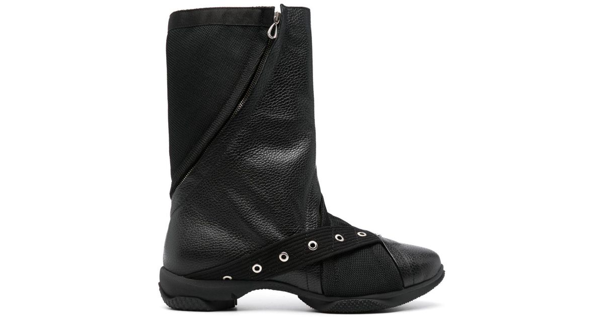 Kiko Kostadinov SCARPITTA BOOTS - NERO size EU 43 / US 10 Vertical Rags - Kiko Kostadinov Scarpitta Boots - AW24  main image 2