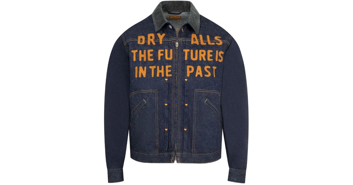 Human Made Work Zip-Up Denim Jacket in Blue for Men | Lyst Canada