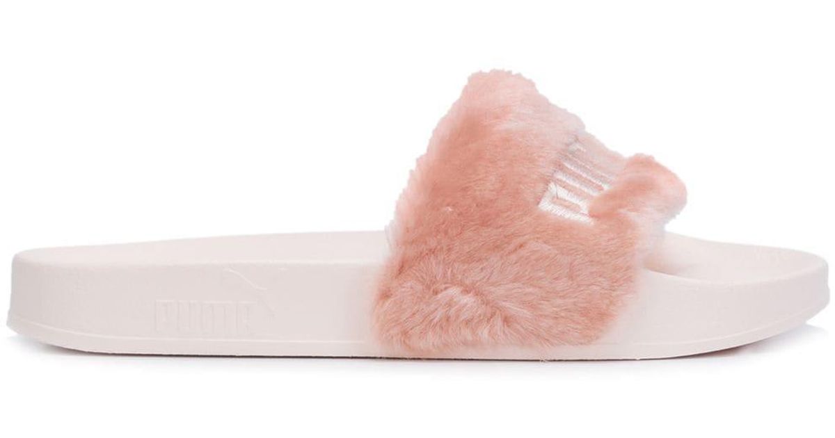 Fenty Fenty Puma X Rihanna Slides In Pink Lyst