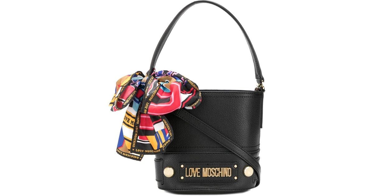 Love Moschino Leather Scarf-detail 