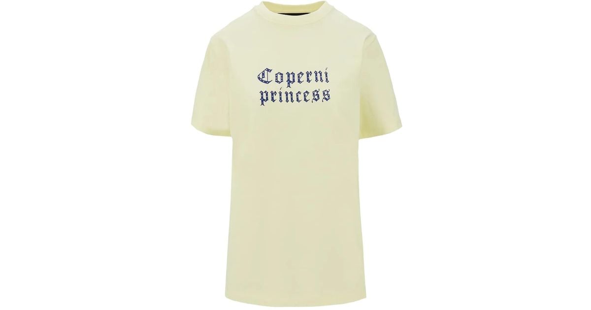 Tシャツ・カットソー Coperni Princess T-Shirt - Cotton - Yellow Disney x Coperni Princess Slim-Fit Tee - Yellow – Kith