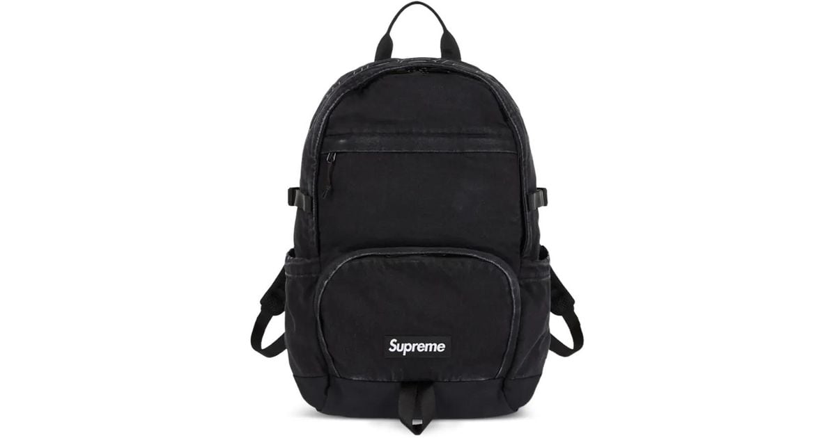 Supreme Denim Backpack in Black for Men | Lyst