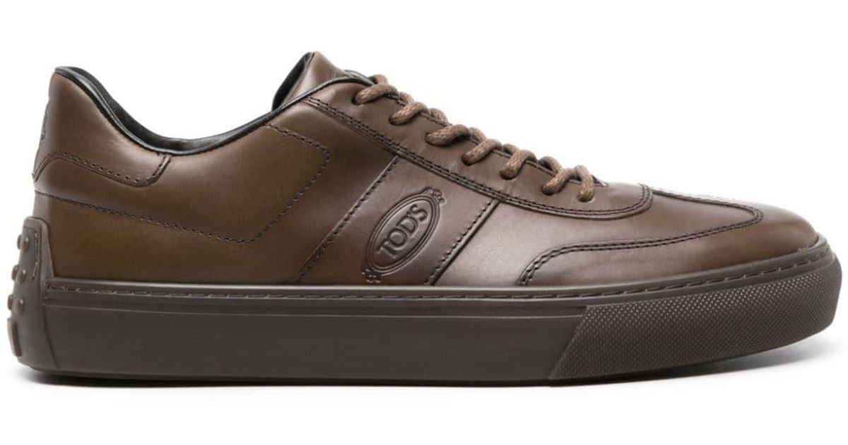 Coach logo-debossed Panelled Leather Sneakers - Farfetch