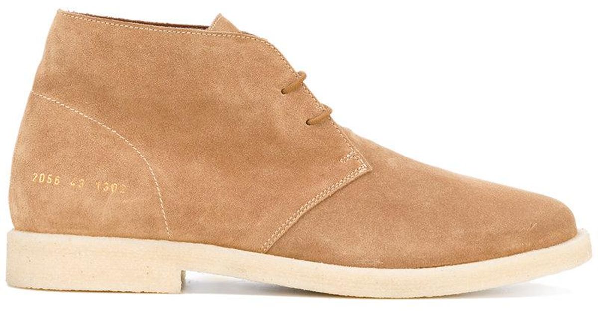 Common Projects Leather Desert Boots in 