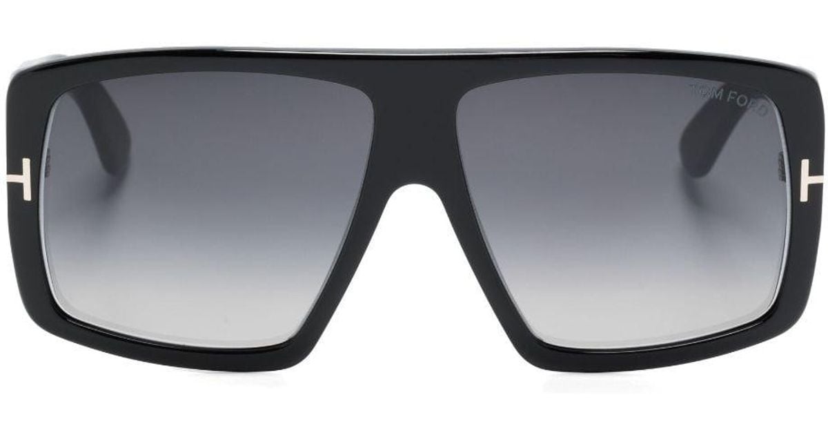 Tom Ford Oversize-frame Gradient-lenses Sunglasses in Gray