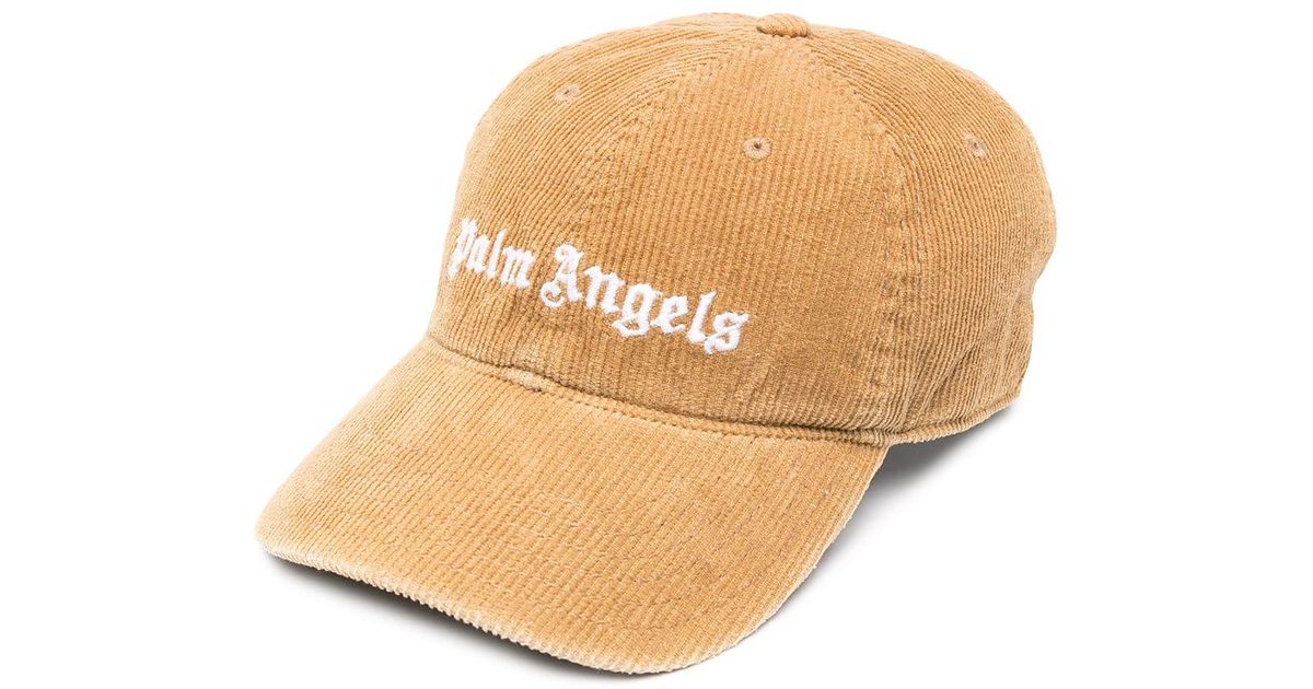 Palm Angels Logo-embroidered Corduroy 