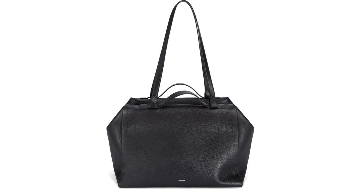 Jil Sander Large Nelson Tote Bag in Black for Men | Lyst