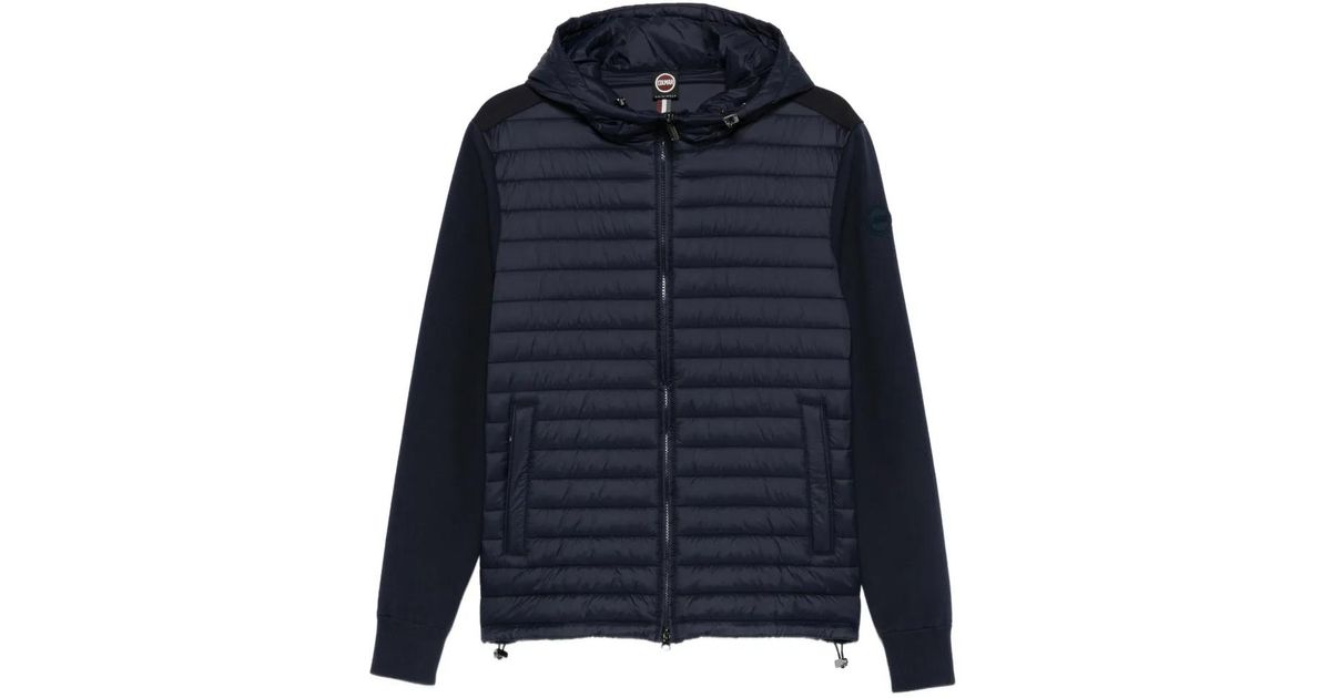 Colmar Milenium Jacket Colmar Hooded Panelled Jacket in Blue for Men | Lyst