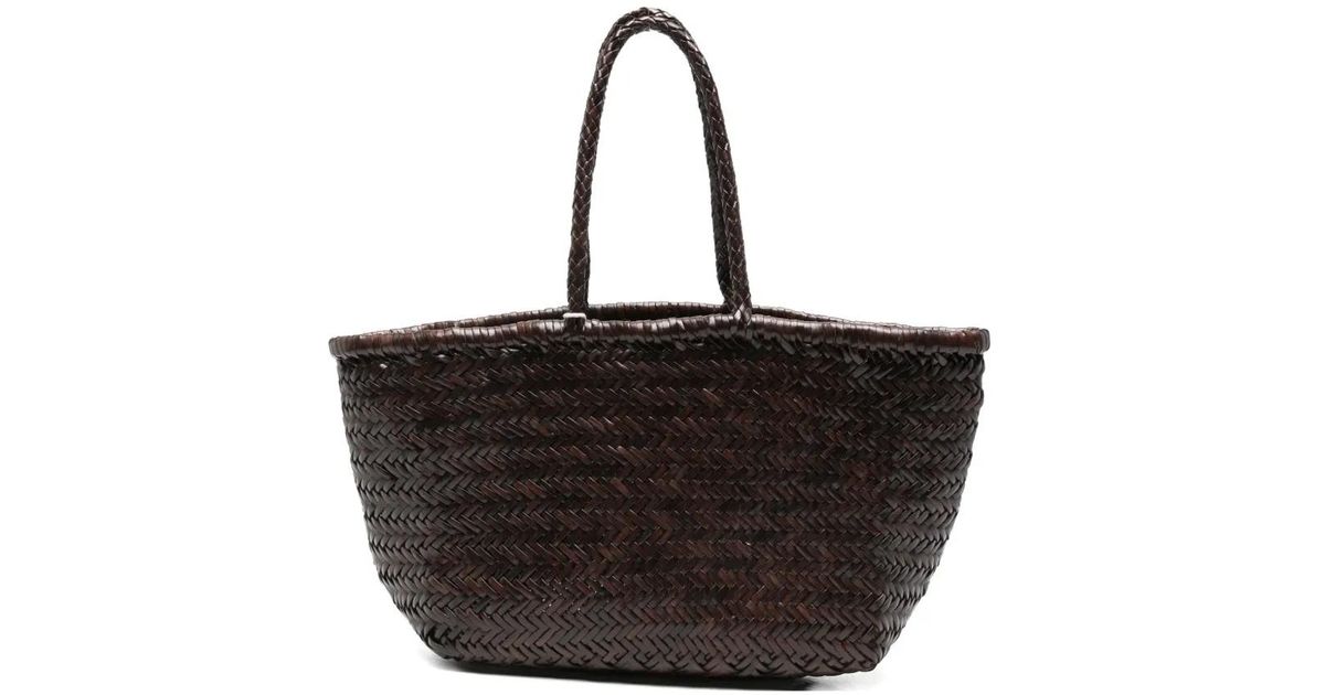 Dragon Diffusion Big Bamboo Triple Jump Woven Tote Bag in Black | Lyst UK