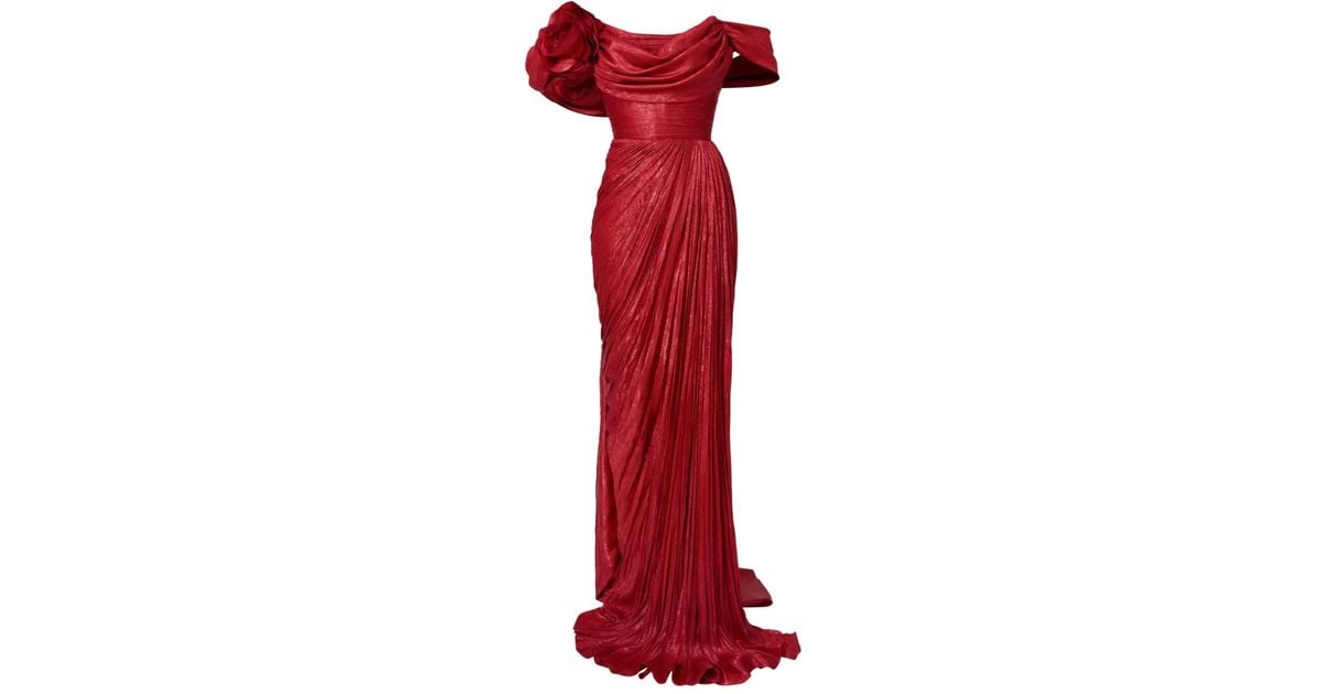 IRIS SERBAN Zara Gown in Red | Lyst IRIS SERBAN Zara Gown in Red | Lyst