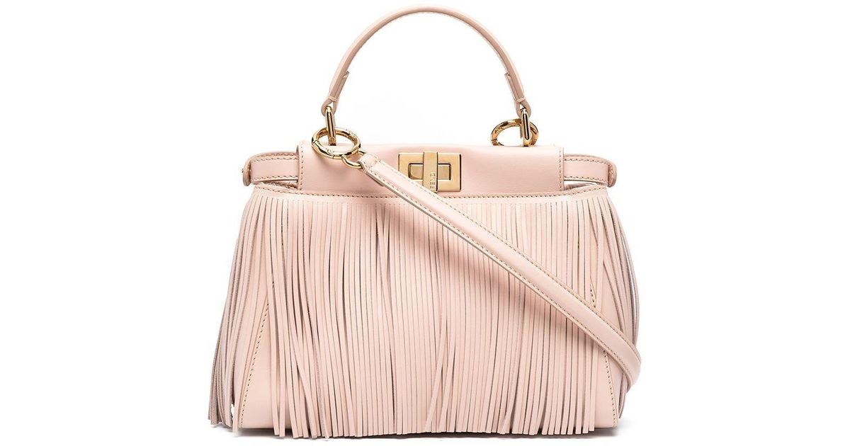 Fendi micro store peekaboo pink
