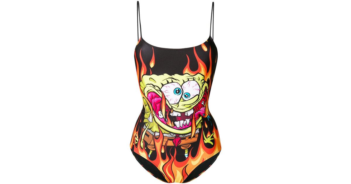 Moschino Synthetic Spongebob Swimsuit 