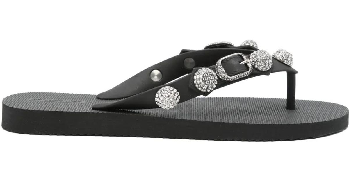 Balenciaga Cagole Thong サンダル ブラック | Lyst Balenciaga Cagole Thong サンダル ブラック | Lyst