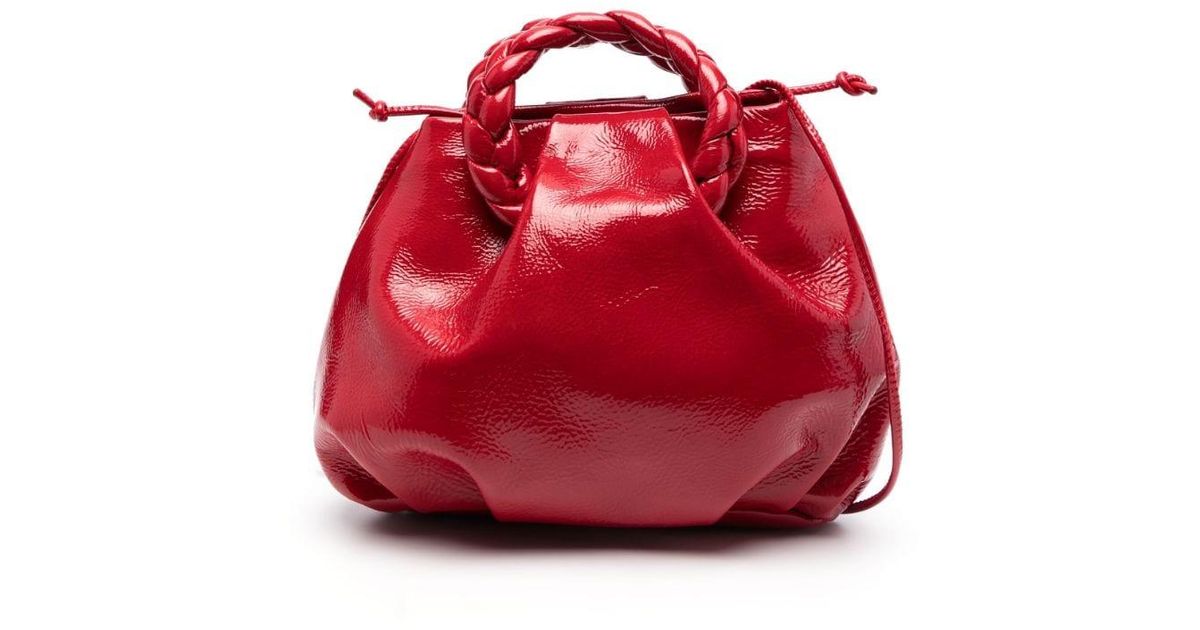 Hereu Bombon Crinkled-leather Crossbody Bag in Red for Men | Lyst UK