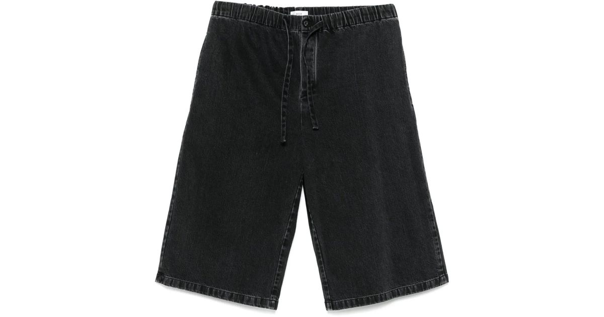 RIER デニム　バミューダショーツ RIER デニム バミューダショーツ Rier デニムショーツ | グレー