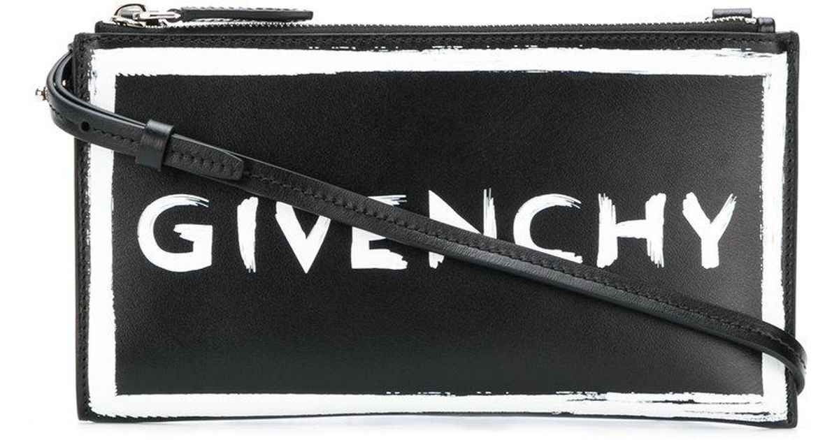 givenchy logo clutch