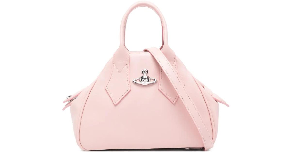 Vivienne Westwood Small Yasmine Orb Tote Bag in Pink | Lyst